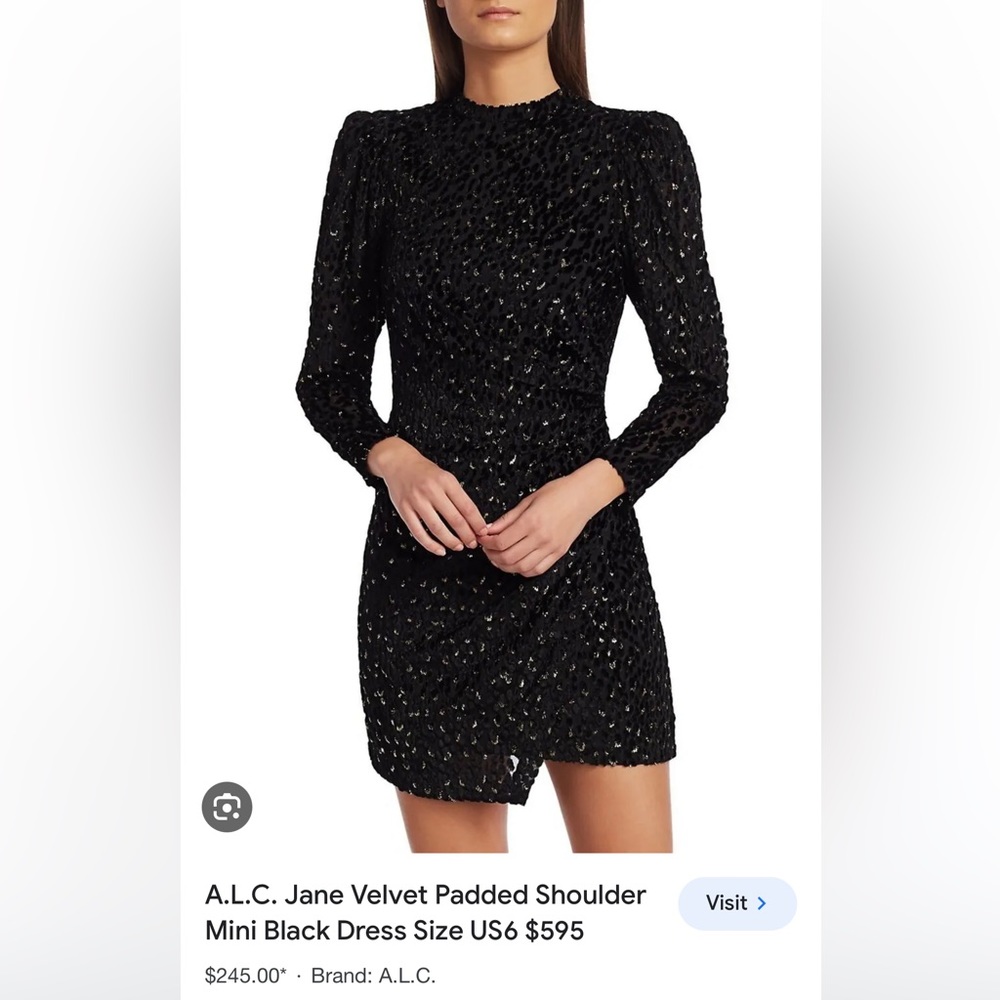 A.L.C Velvet Jane Dress